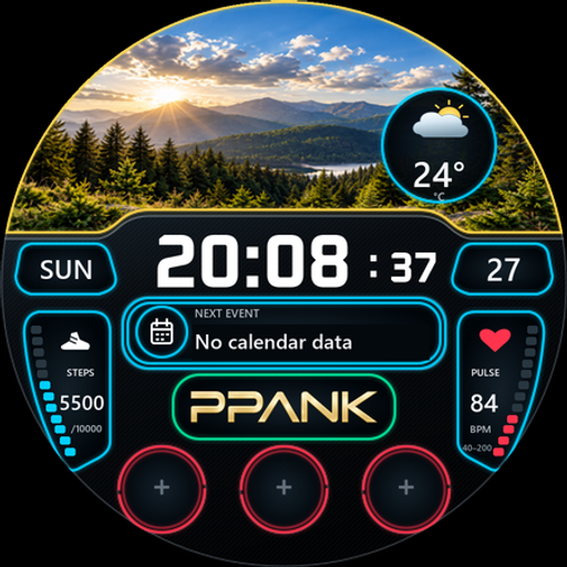 PPANK Wear OS watch face 9